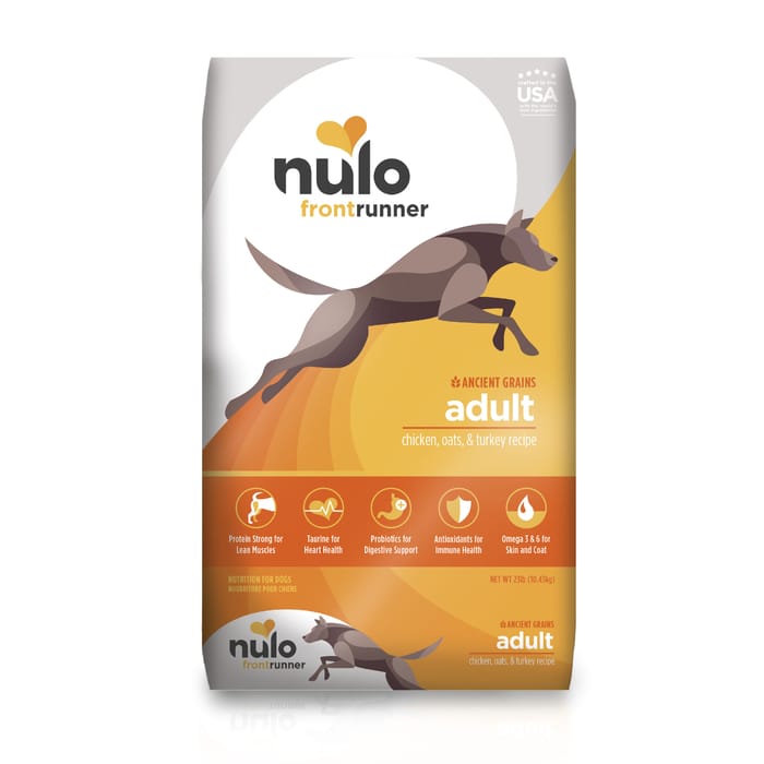 Nulo Frontrunner Adult Chicken, Oats & Turkey Dry Dog Food 23 lb Bag product detail number 1.0