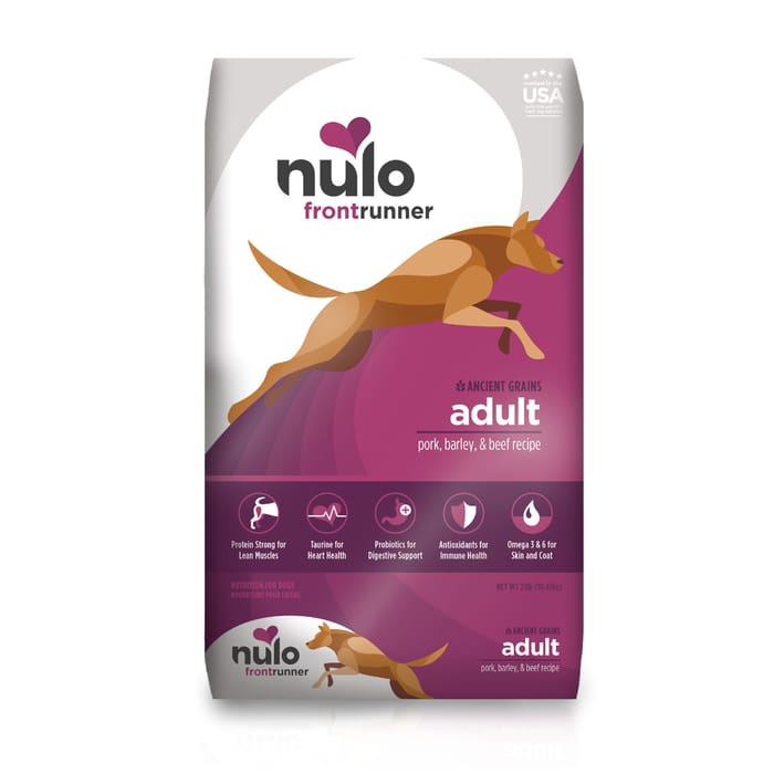 Nulo Frontrunner Adult Pork, Barley & Beef Dry Dog Food 23 lb Bag product detail number 1.0