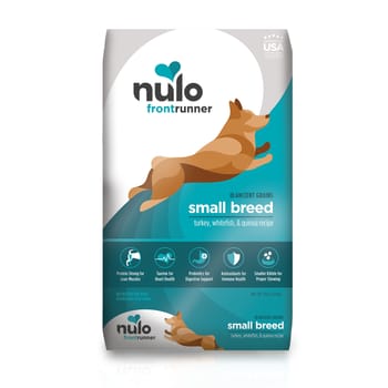 Nulo Frontrunner Adult Small Breed Turkey, Whitefish & Quinoa Dry Dog Food 11 lb Bag-product-tile