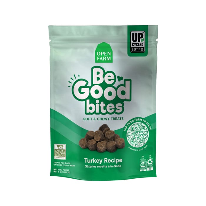 Open Farm Be Good Bites Turkey Recipe Soft & Chewy Dog Treats 6 oz Bag product detail number 1.0