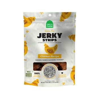 Open Farm Grain Free Jerky Strips Chicken Recipe Dog Treats 5.6 oz Bag-product-tile