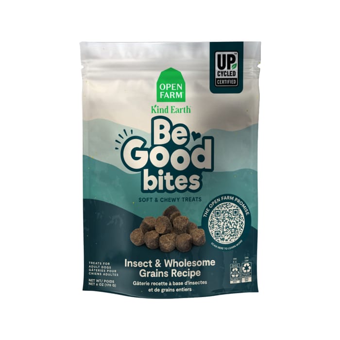 Open Farm Be Good Bites Insect & Wholesome Grain Soft & Chewy Dog Treats 6 oz Bag product detail number 1.0