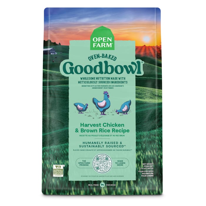 Open Farm GoodBowl Harvest Chicken & Brown Rice Recipe Dry Dog Food 3.5 lb Bag product detail number 1.0