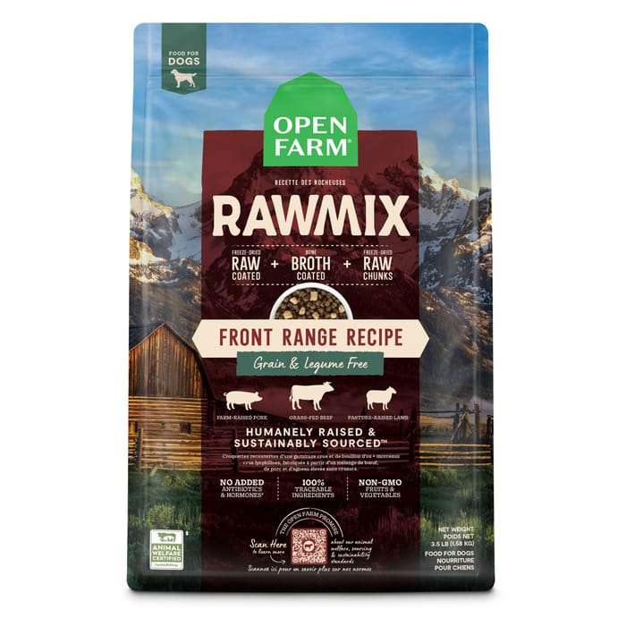 Open Farm RawMix Front Range Recipe Grain & Legume Free Dry Dog Food 3.5 lb Bag product detail number 1.0