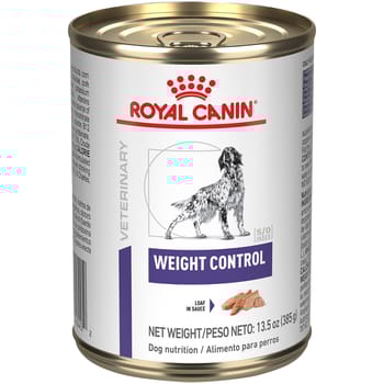 Royal Canin Veterinary Diet Canine Weight Control Loaf in Sauce Wet Dog Food - 13.5 oz Cans - Case of 24-product-tile