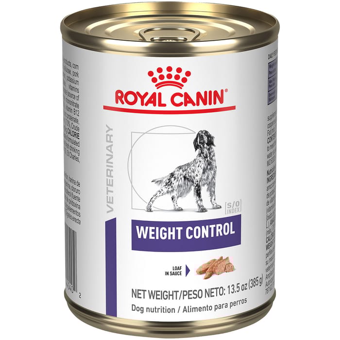 Royal Canin Veterinary Diet Canine Weight Control Loaf in Sauce Wet Dog Food - 13.5 oz Cans - Case of 24 product detail number 1.0