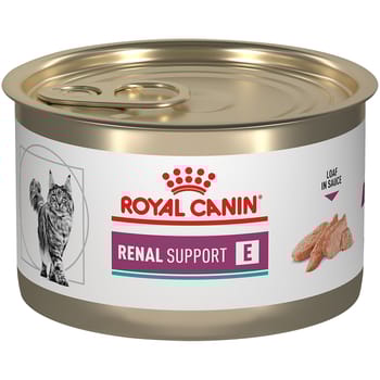 Royal Canin Veterinary Diet Feline Renal Support E Loaf in Sauce Wet Cat Food - 5.1 oz Cans - Case of 24-product-tile