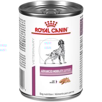 Royal Canin Veterinary Diet Canine Advanced Mobility Support Loaf in Sauce Wet Dog Food - 13.5 oz Cans - Case of 24-product-tile