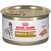 Royal Canin Veterinary Diet Canine Urinary SO Aging 7+ Loaf in Sauce Wet Dog Food