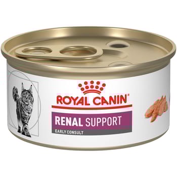 Royal Canin Veterinary Diet Feline Renal Support Early Consult Loaf in Sauce Wet Cat Food - 3 oz Cans - Case of 24-product-tile