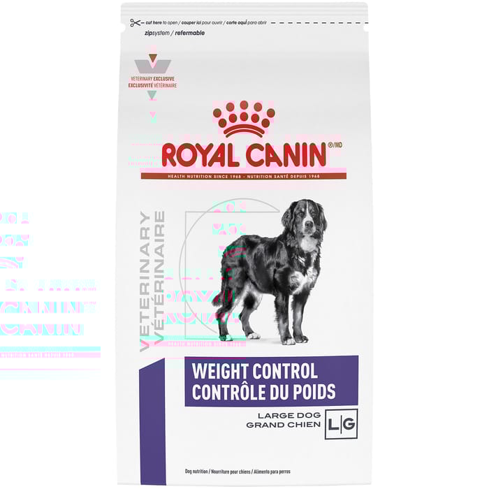 Royal Canin Veterinary Diet Canine Weight Control Large Breed Dry Dog Food - 24.2 lb Bag product detail number 1.0