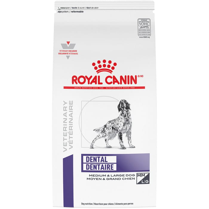 Royal Canin Veterinary Diet Canine Dental Medium & Large Breed Dry Dog Food - 17.6 lb Bag product detail number 1.0