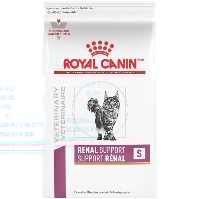 Royal Canin Veterinary Diet Feline Renal Support S Dry Cat Food - 12 oz Bag product detail number 1.0