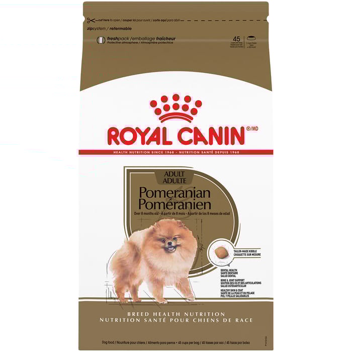 Royal Canin Breed Health Nutrition Pomeranian Adult Dry Dog Food - 10 lb Bag product detail number 1.0