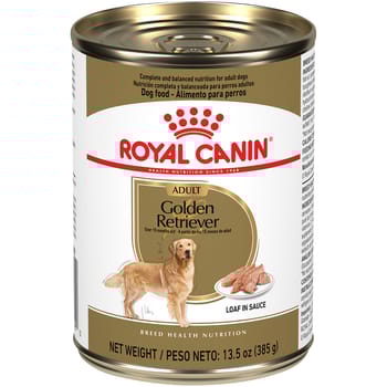 Royal Canin Breed Health Nutrition Golden Retriever Adult Loaf in Sauce Wet Dog Food - 13.5 oz Cans - Case of 12-product-tile