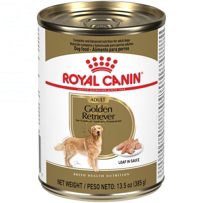 Royal Canin Breed Health Nutrition Golden Retriever Adult Loaf in Sauce Wet Dog Food - 13.5 oz Cans - Case of 12 product detail number 1.0