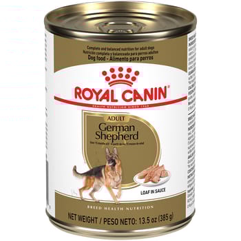 Royal Canin Breed Health Nutrition German Shepherd Adult Loaf in Sauce Wet Dog Food - 13.5 oz Cans - Case of 12-product-tile