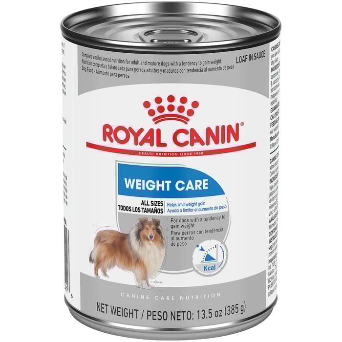 Royal Canin Canine Care Nutrition Weight Care Adult Loaf in Sauce Wet Dog Food - 13.5 oz Cans - Case of 12 product detail number 1.0