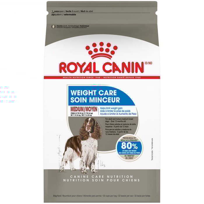 Royal Canin Canine Care Nutrition Medium Breed Weight Care Adult Dry Dog Food - 30 lb Bag product detail number 1.0