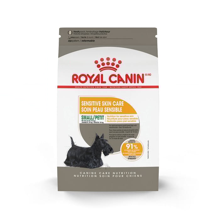 Royal Canin Canine Care Nutrition Small Breed Sensitive Skin Care Adult Dry Dog Food - 3 lb Bag product detail number 1.0