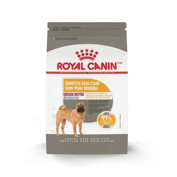 Royal Canin Canine Care Nutrition Medium Breed Sensitive Skin Care Adult Dry Dog Food - 6 lb Bag product detail number 1.0