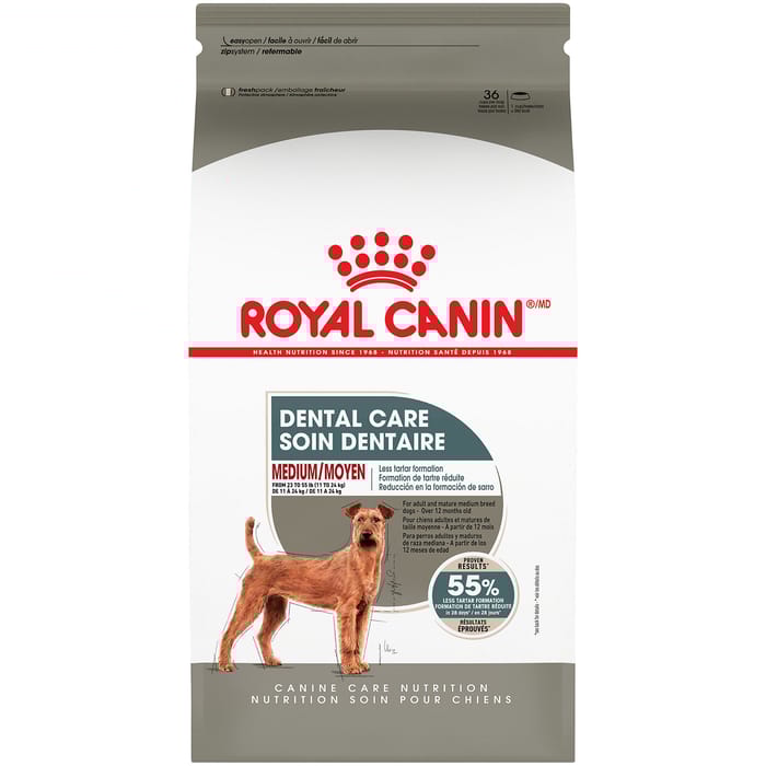 Royal Canin Canine Care Nutrition Medium Breed Dental Care Adult Dry Dog Food - 28 lb Bag product detail number 1.0