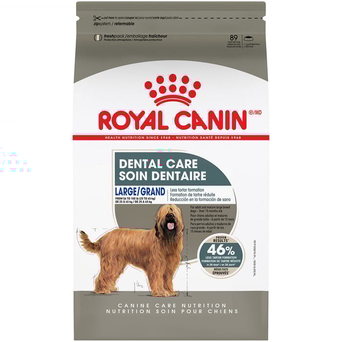 Royal Canin Canine Care Nutrition Large Breed Dental Care Adult Dry Dog Food - 30 lb Bag product detail number 1.0