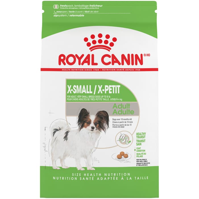 Royal Canin Size Health Nutrition X-Small Breed Adult Dry Dog Food - 14 lb Bag product detail number 1.0