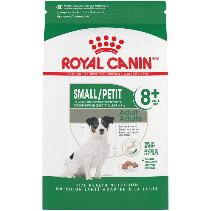 Royal Canin Size Health Nutrition Small Breed Adult 8+ Dry Dog Food - 13 lb Bag product detail number 1.0