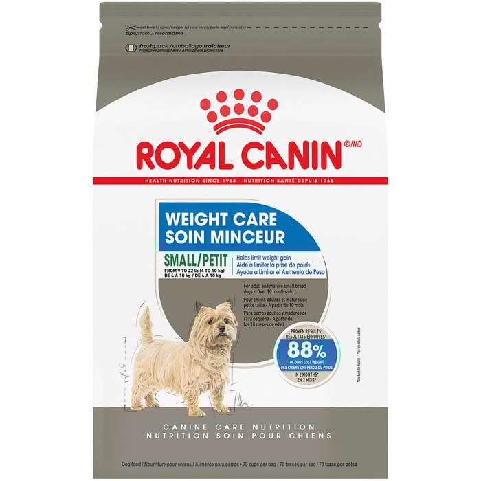 Royal Canin Canine Care Nutrition Small Breed Weight Care Adult Dry Dog Food - 2.5 lb  Bag product detail number 1.0