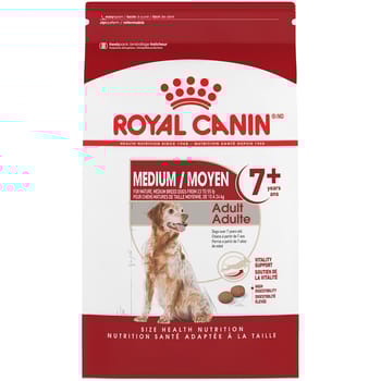 Royal Canin Size Health Nutrition Medium Breed Adult 7+ Dry Dog Food - 30 lb Bag-product-tile