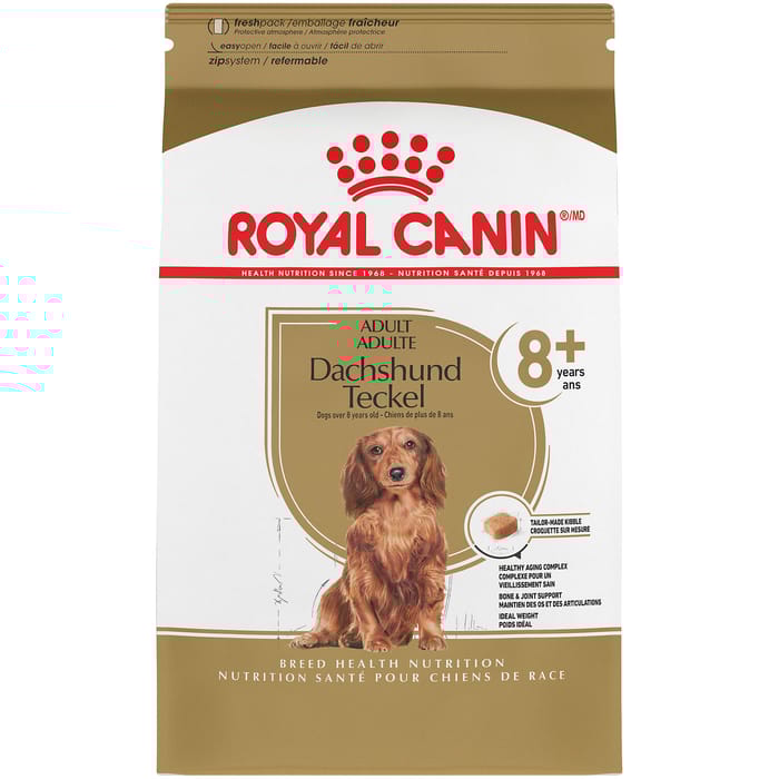 Royal Canin Breed Health Nutrition Dachshund Adult 8+ Dry Dog Food - 3 lb Bag product detail number 1.0