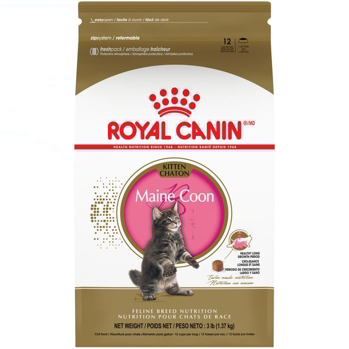 Royal Canin Feline Breed Nutrition Maine Coon Kitten Dry Cat Food - 3 lb Bag product detail number 1.0