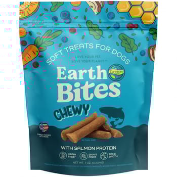 Earthborn Holistic Earth Bites Chewy Salmon Protein Grain Free Soft Dog Treats 7 oz Bag-product-tile