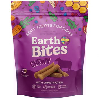 Earthborn Holistic Earth Bites Chewy Lamb Protein Grain Free Soft Dog Treats 7 oz Bag-product-tile