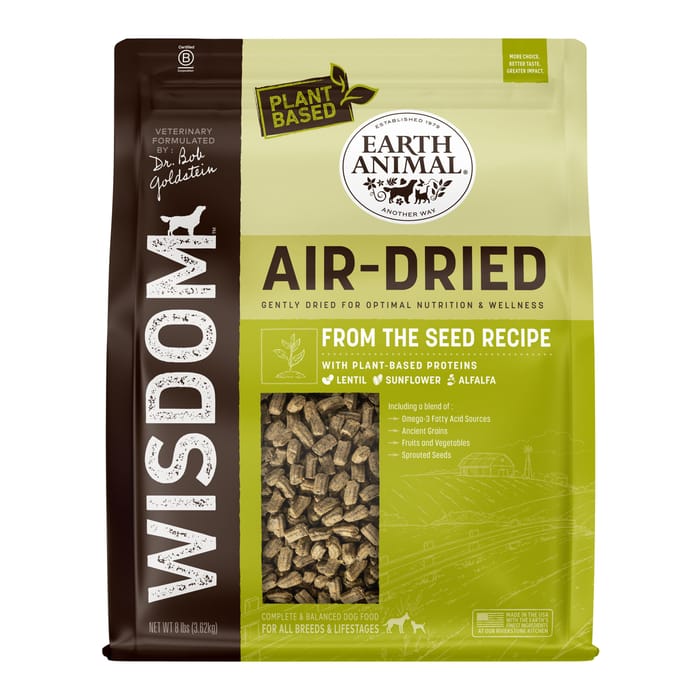 Earth Animal Wisdom Air Dried From the Seed Recipe Premium Natural Dog Food 8 b Bag product detail number 1.0