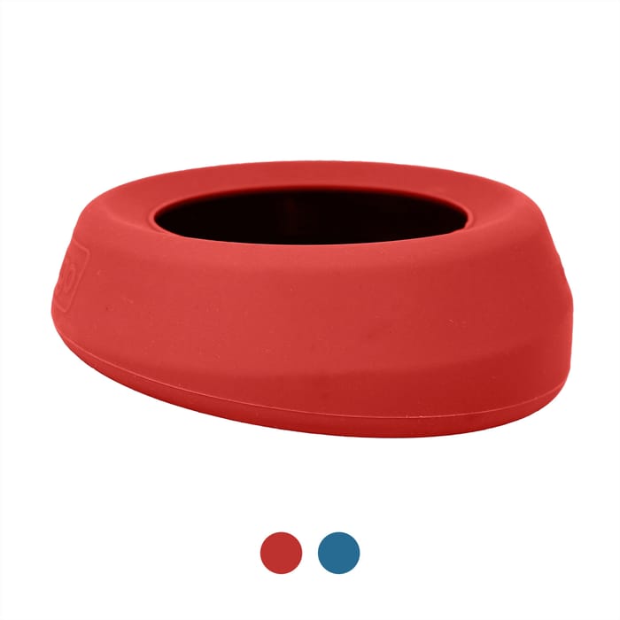 Kurgo Splash Free Wander Dog Water Bowl - Red product detail number 1.0