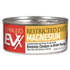 Evangers EVX Restricted Diet Controlled Magnesium Boneless Chicken Recipe Wet Cat Food - 5.5oz Cans - Case of 24