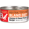 Evangers EVX Restricted Diet Bland Diet Chicken & Sweet Potato Recipe Wet Cat Food - 5.5oz Cans - Case of 24
