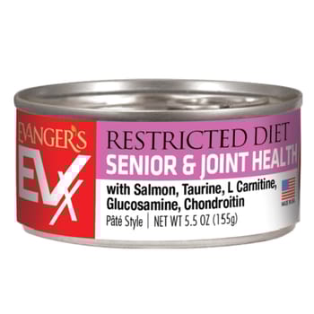 Evangers EVX Restricted Diet Senior & Joint Health Salmon Recipe Wet Cat Food - 5.5oz Cans - Case of 24-product-tile