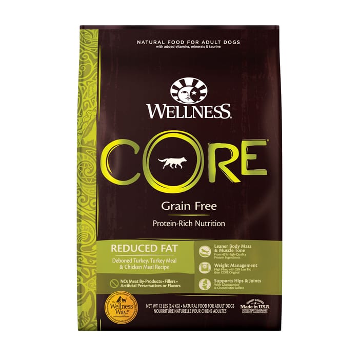 Wellness CORE Natural Grain Free Reduced Fat Dry Dog Food - 12 lb Bag product detail number 1.0