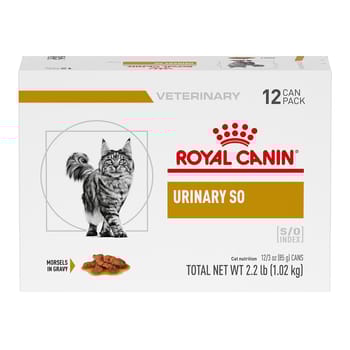Royal Canin Veterinary Diet Feline Urinary SO Morsels In Gravy Wet Cat Food - 3 oz Cans - Pack of 12-product-tile