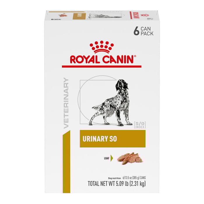 Royal Canin Veterinary Diet Canine Urinary SO Loaf Wet Dog Food - 13.5 oz Cans - Pack of 6 product detail number 1.0