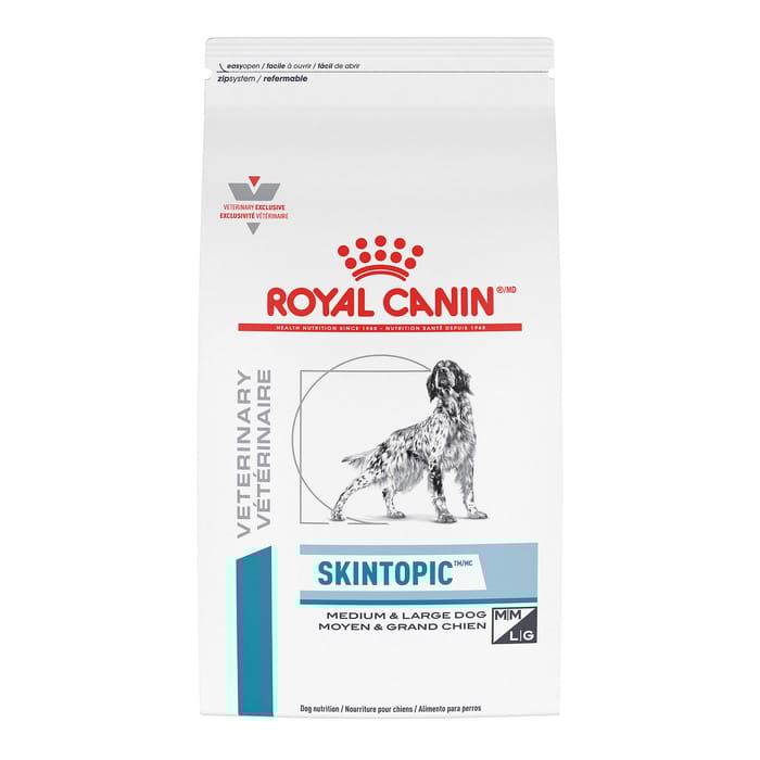 Royal Canin Veterinary Diet Canine Skintopic Medium and Large Breed Adult Dry Dog Food - 1.5 lb Bag product detail number 1.0