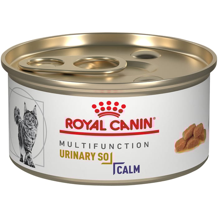 Royal Canin Veterinary Diet Adult Feline Multifunction Urinary SO + Calm Thin Slices in Gravy Canned Wet Cat Food - 3 oz Can - Case of 24 product detail number 1.0