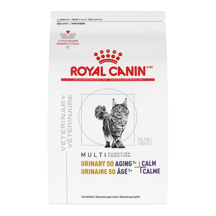 Royal Canin Veterinary Diet Adult Feline Multifunction Urinary SO Aging 7+ and Calm Dry Cat Food - 17.6 lb Bag product detail number 1.0