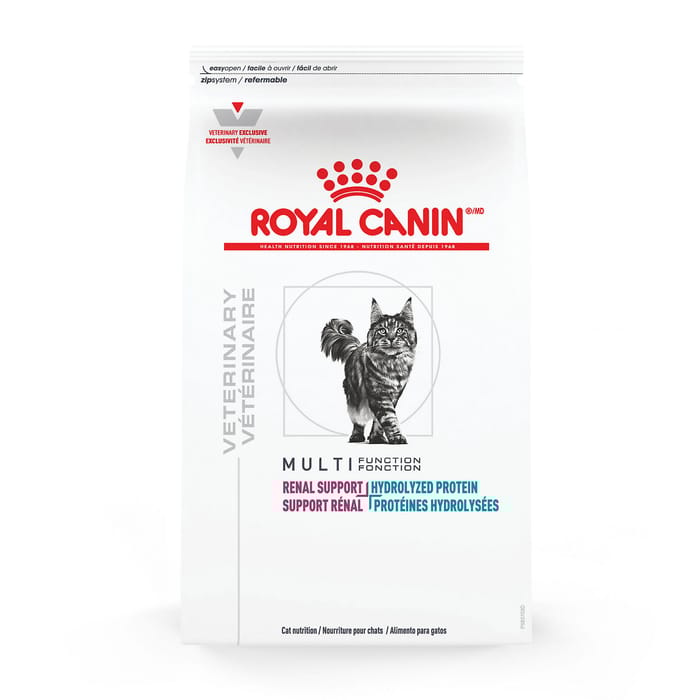 Royal Canin Veterinary Diet Adult Feline Multifunction Renal Support + Hydrolyzed Protein Dry Cat Food - 6.6 lb Bag product detail number 1.0