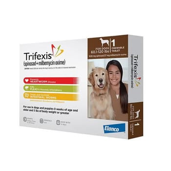 Trifexis (spinosad + milbemycin oxime) Chewable Tablets for Dogs-product-tile