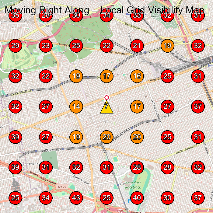 Moving Right Along GeoGrid visibility map for Moving Company in None
