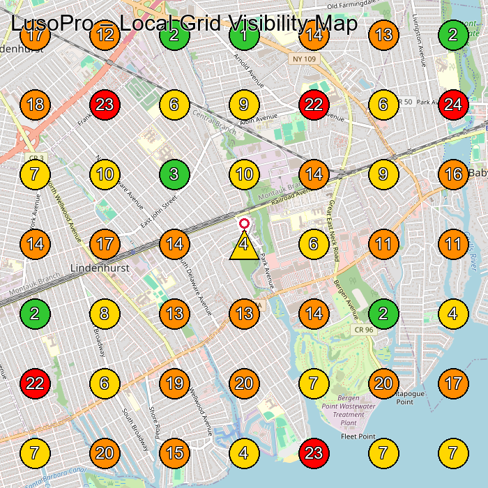 LusoPro Air Duct Cleaning Service GeoGrid ranking map for None